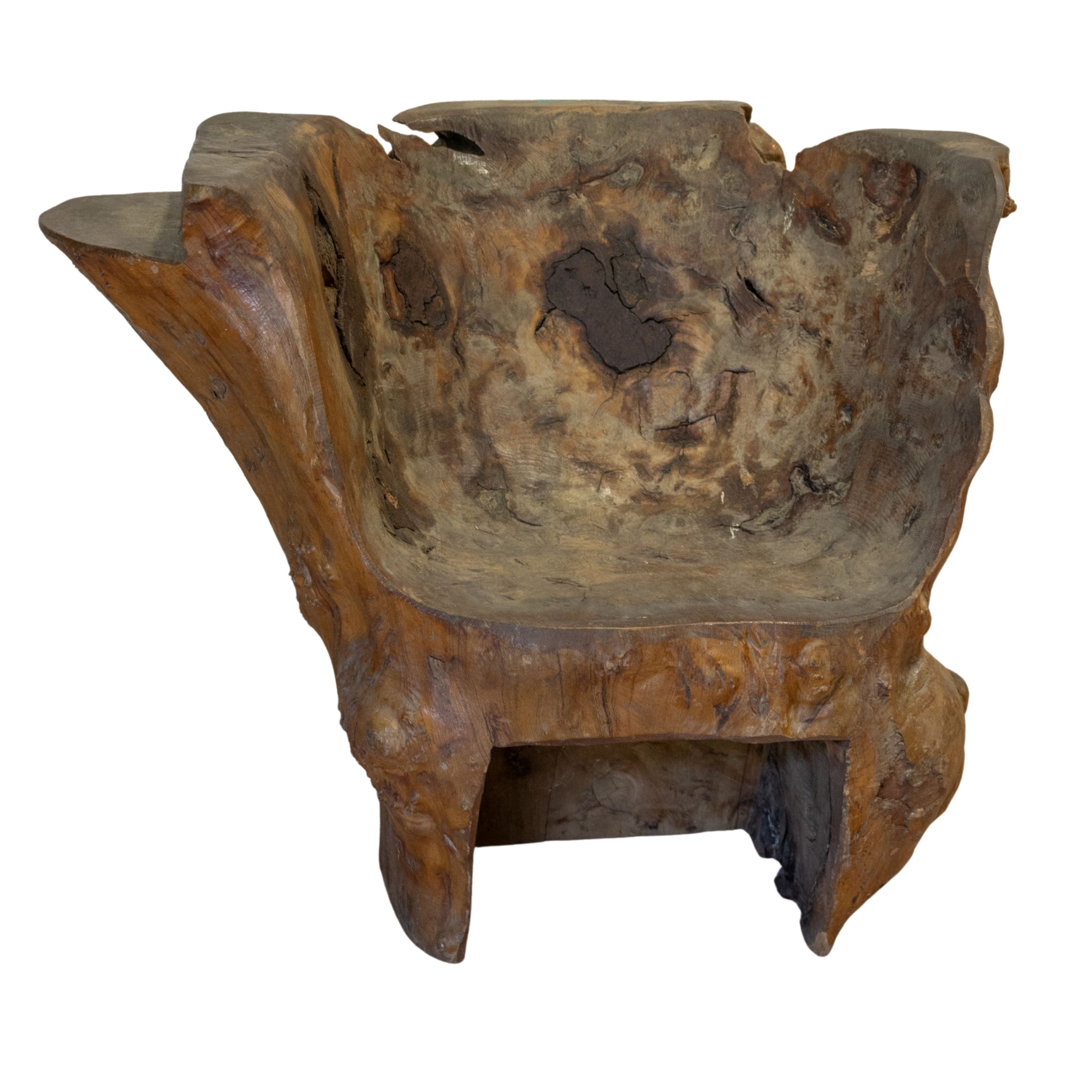 Primitive Burled Ash Garden Set