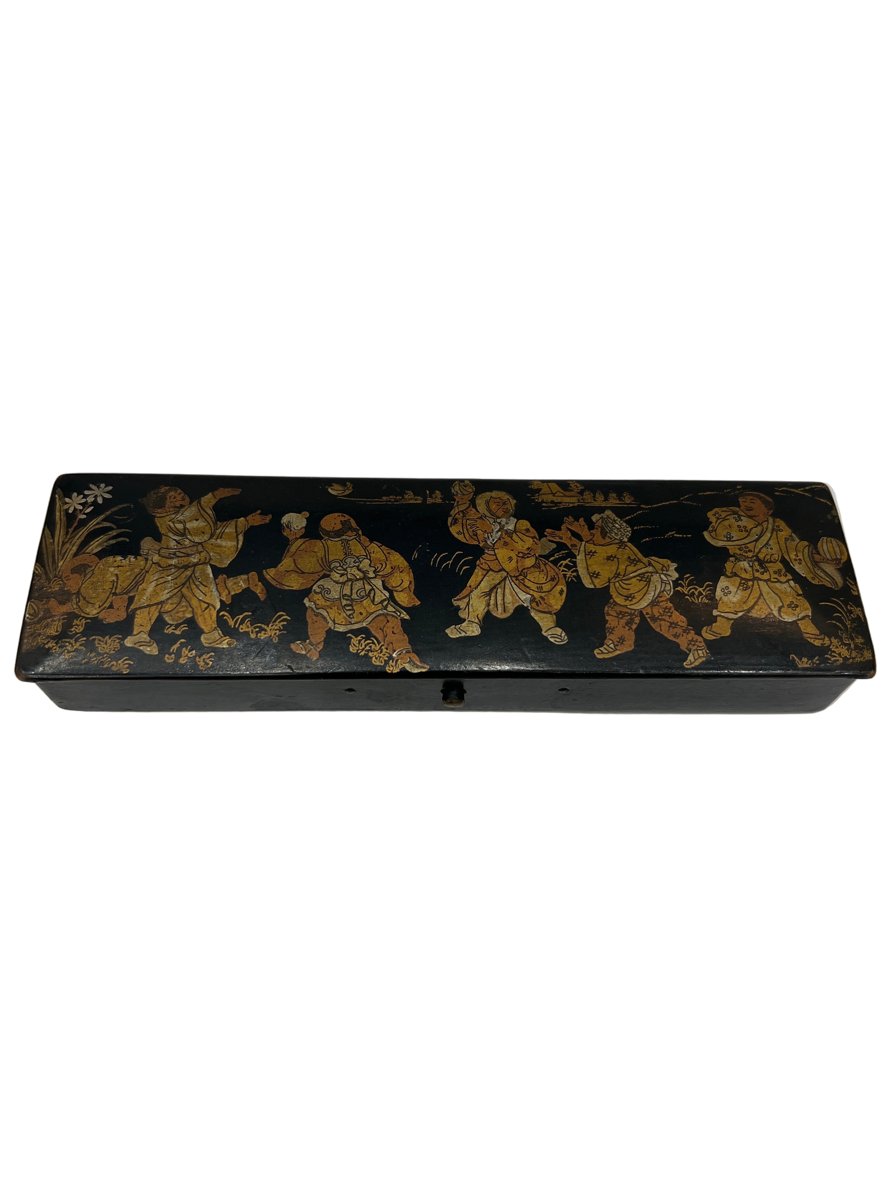 Chinoiserie Box w/ 3 Compartments