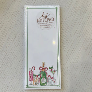 Holiday Cocktails Notepad