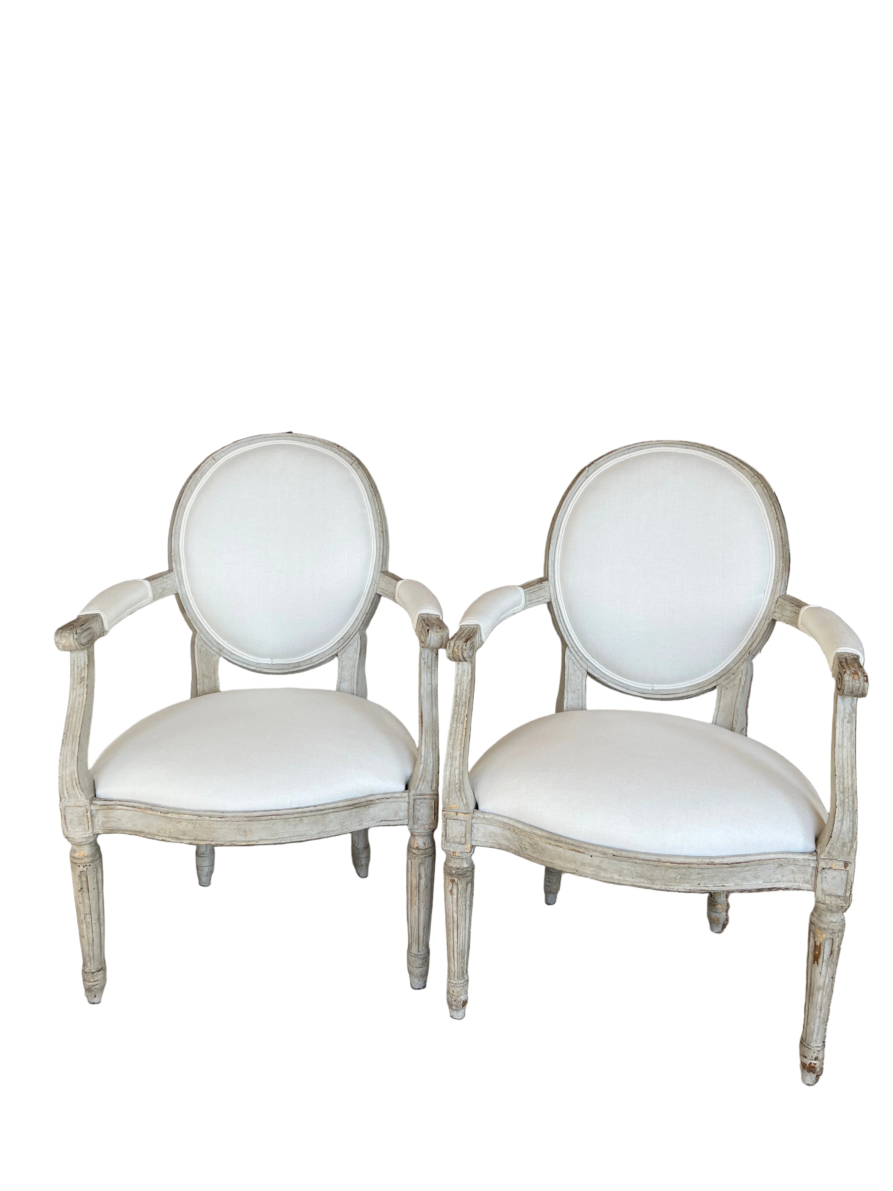 Pair of Louis XVI Armchairs