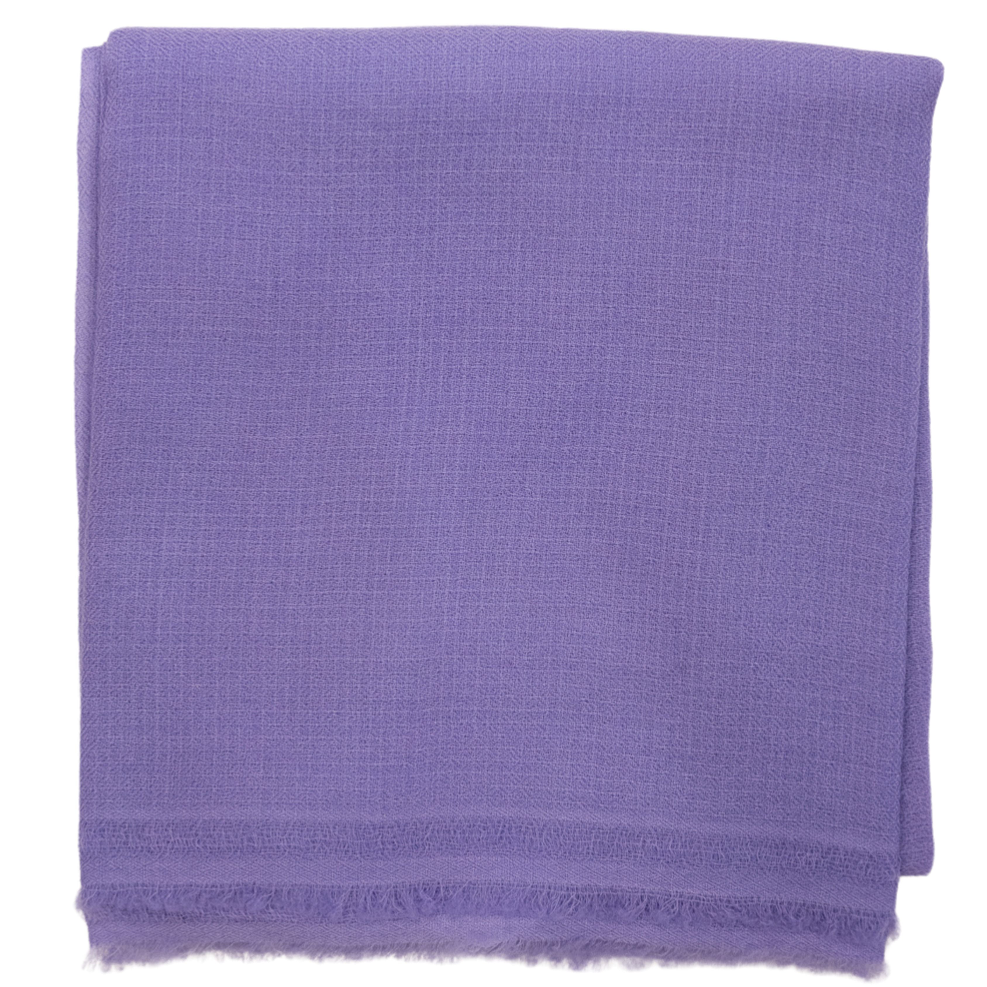 Lavender Featherweight Cashmere Scarf