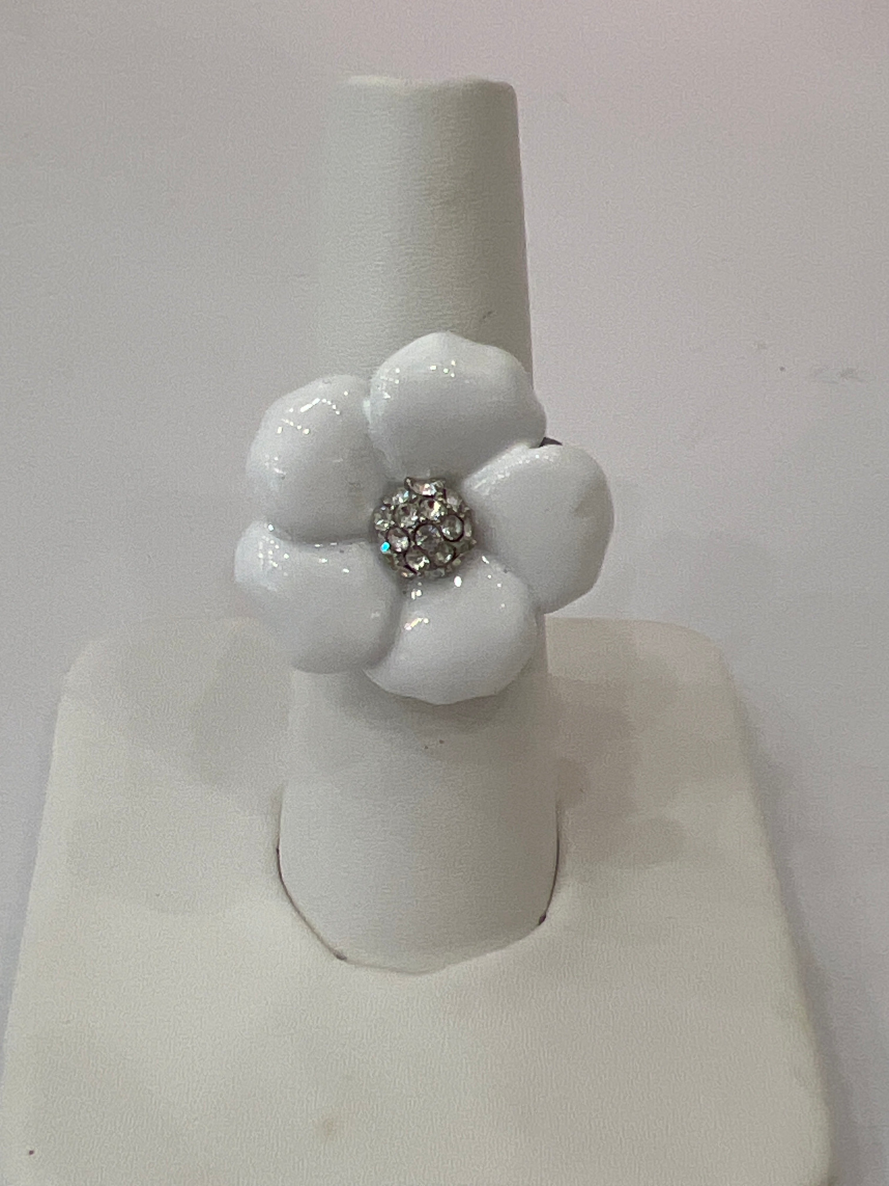 Enamel Flower Ring