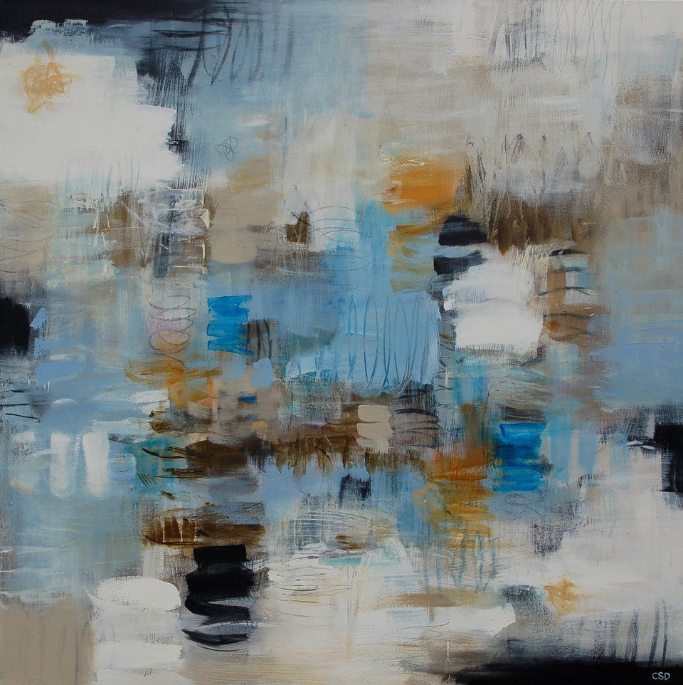 Christina Doelling - A Penny for Your Thoughts (48 x 48)