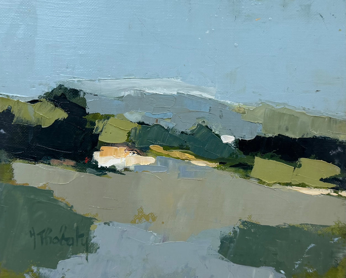 Heritage - A View of Mont Sainte-Victoire by Andree Thobaty (9 x 10.75)