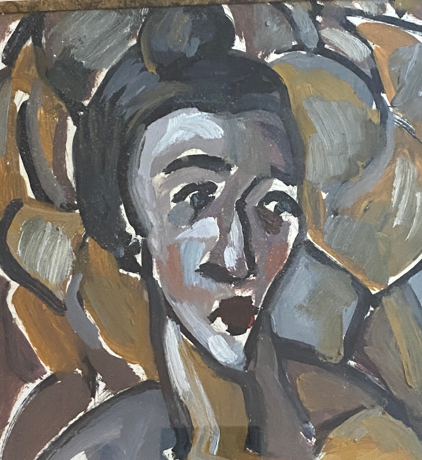 Heritage - Abstracted Portrait of 1960s Woman (8 x 7)