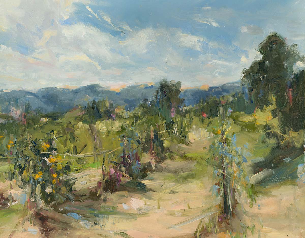 Stephanie Amato - Among the Vines (20 x 24)