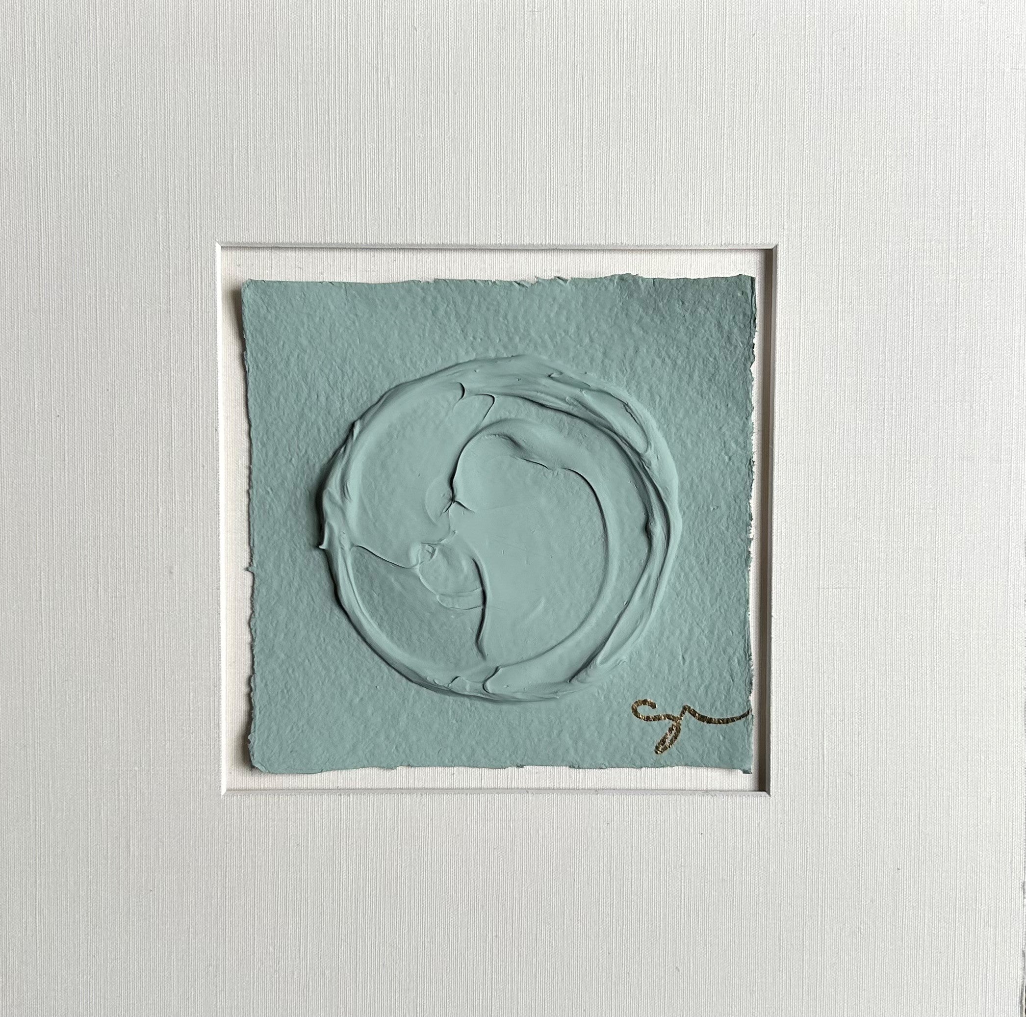 Sally Threlkeld - Aquamarine (20 x 20)