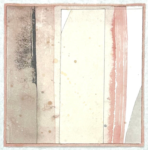 Lisa Weiss - Architecture of Pink III (10.5 x 10.5)
