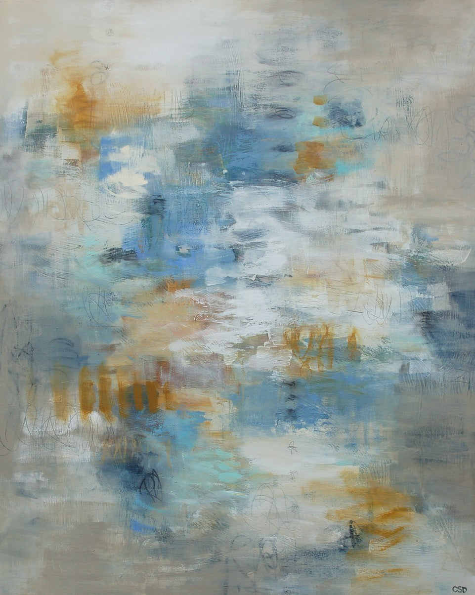 Christina Doelling - Barefoot on the Boardwalk (60 x 48)