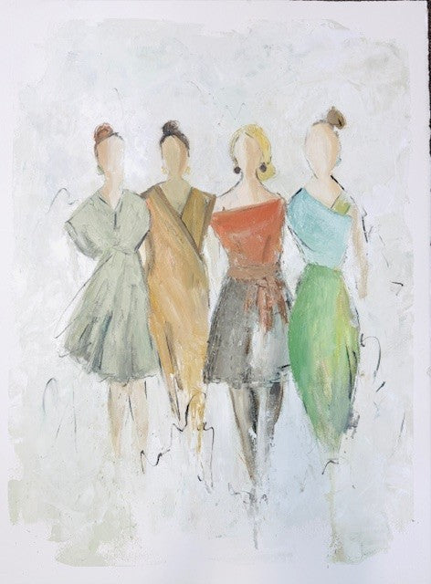 Allison Chambers - Belles Femmes Study (30 x 23)