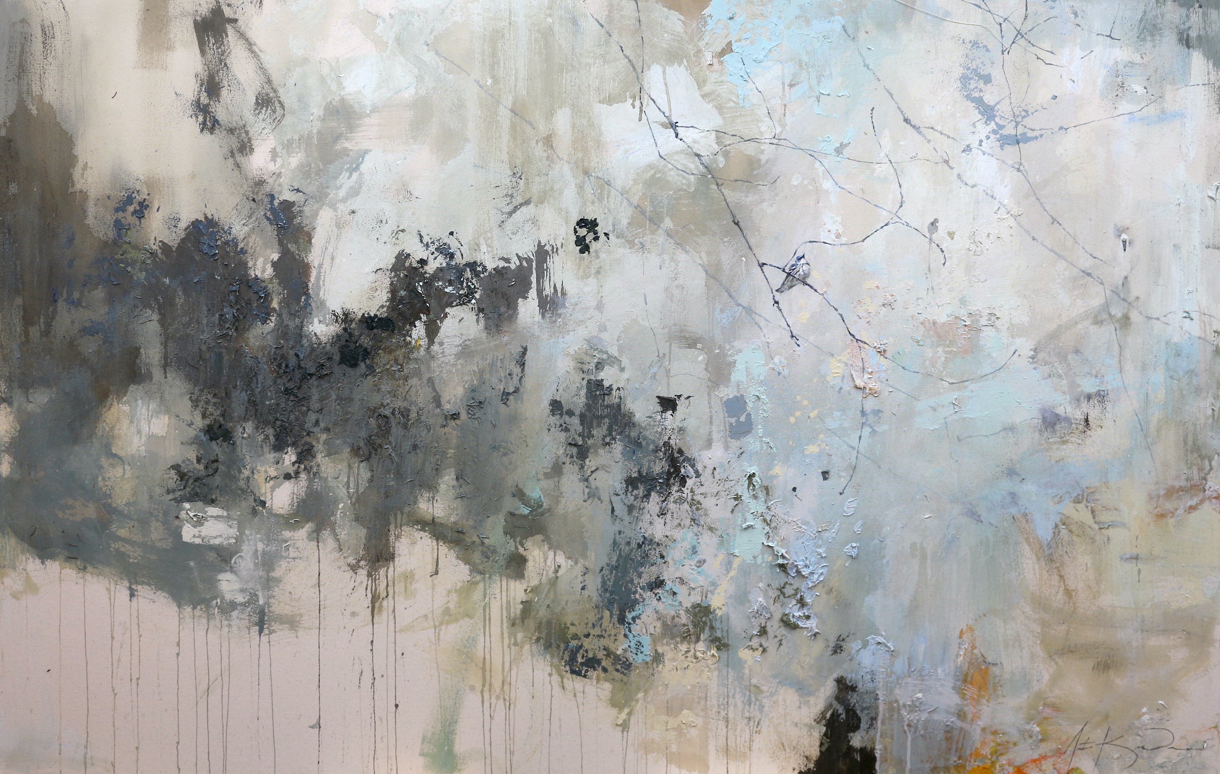 Justin Kellner - Beyond the Sounds (Cerulean Warbler) (46 x 72)