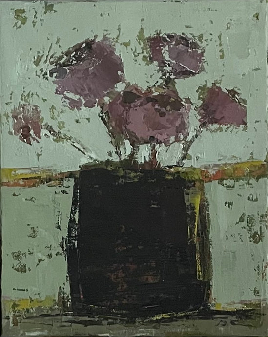Geri Eubanks - Black Vase (10 x 8)