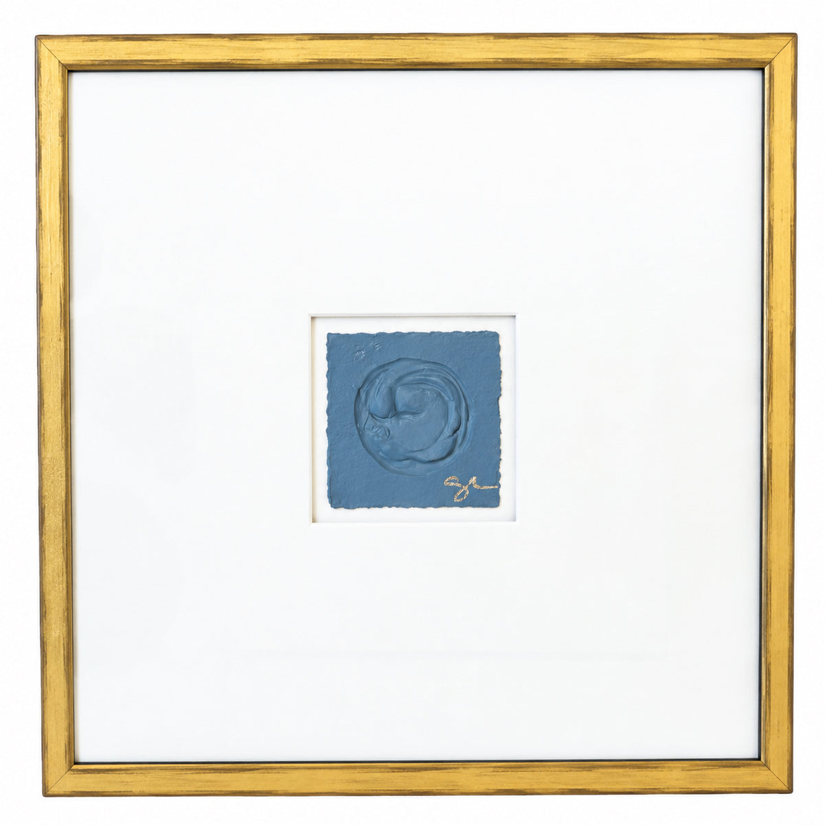 Sally Threlkeld - Bleu #3 (18 x 18)