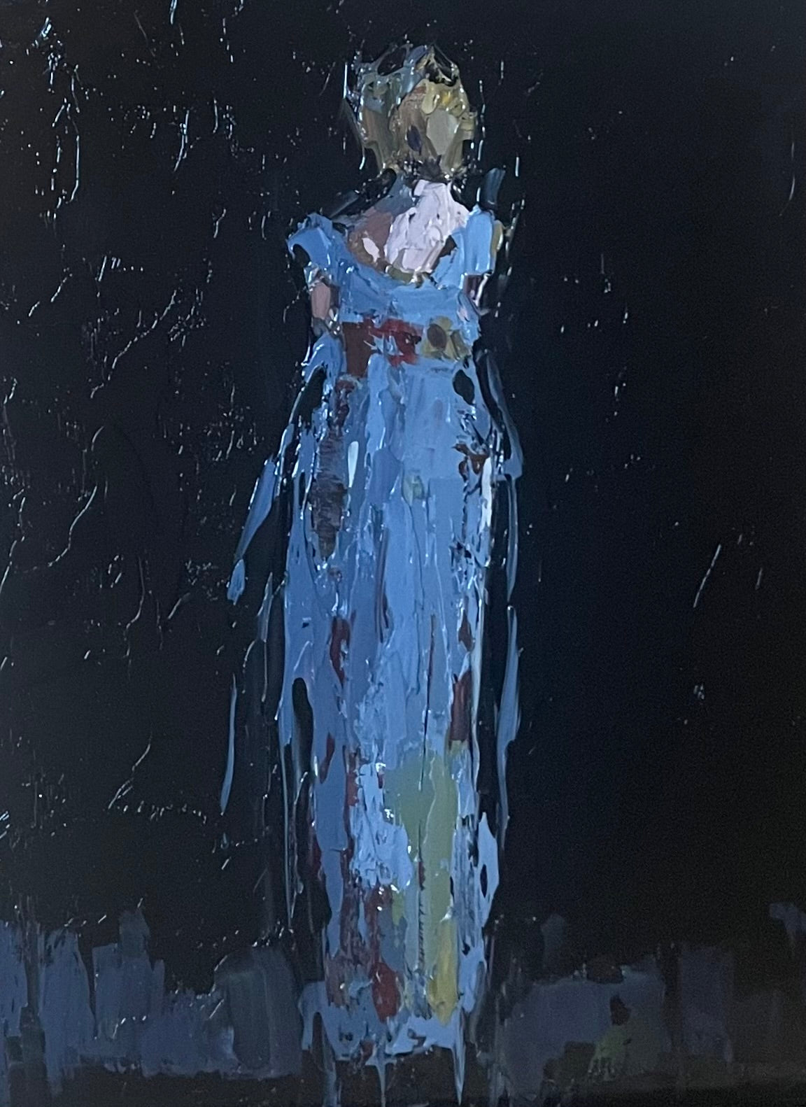 Geri Eubanks - Blue Dress I (10 x 8)