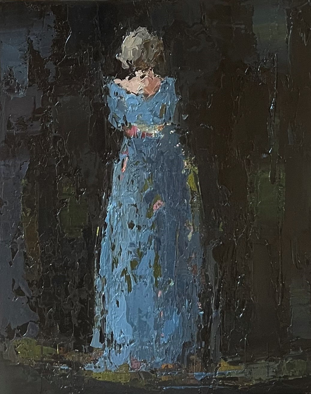 Geri Eubanks - Blue Dress II (10 x 8)