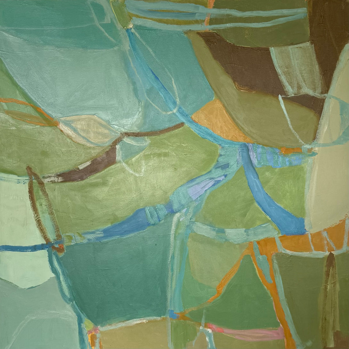 Chris Shands - Blue Sky (40 x 40)
