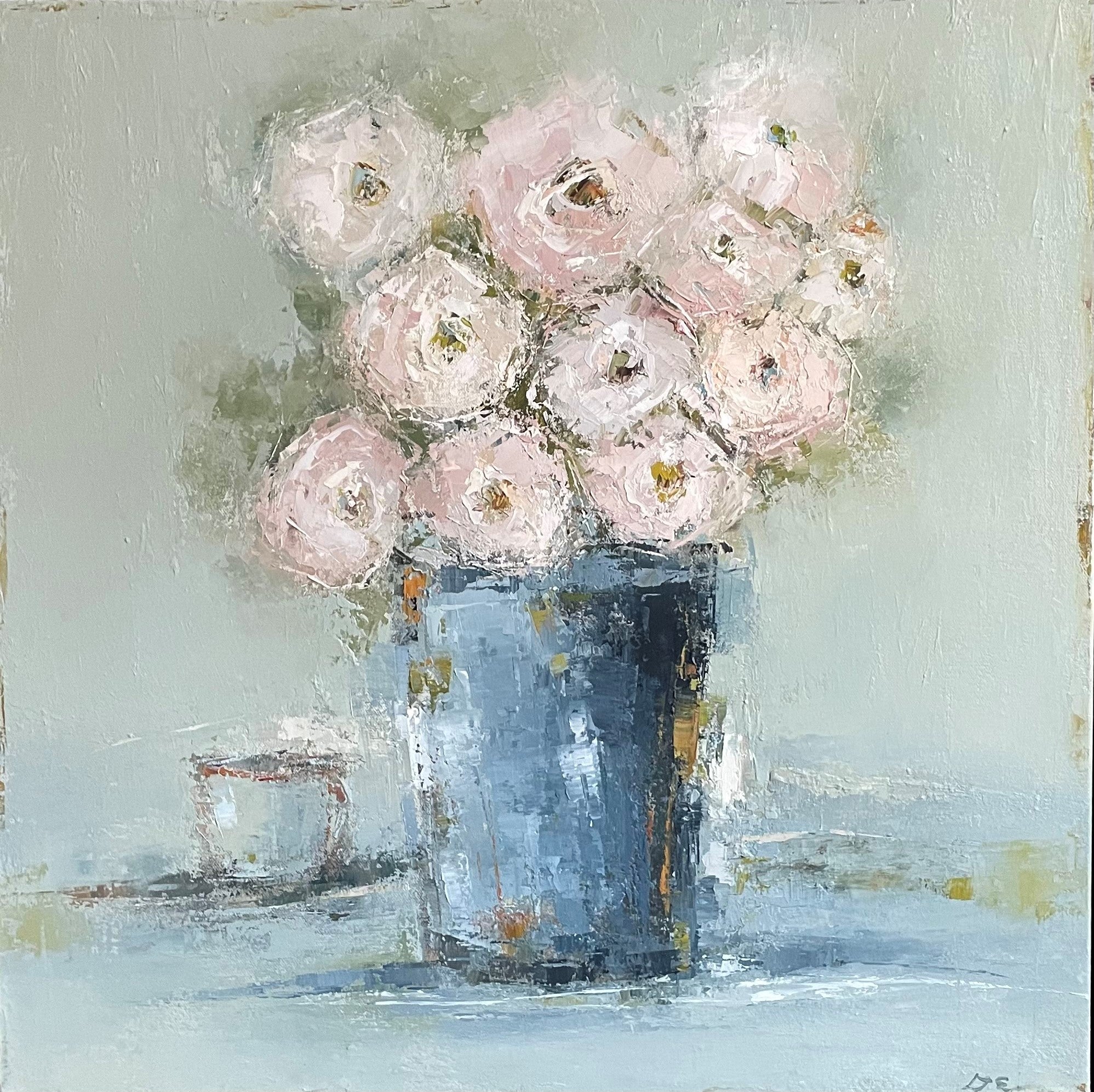 Geri Eubanks - Blue Vase and Cup (24 x 24)