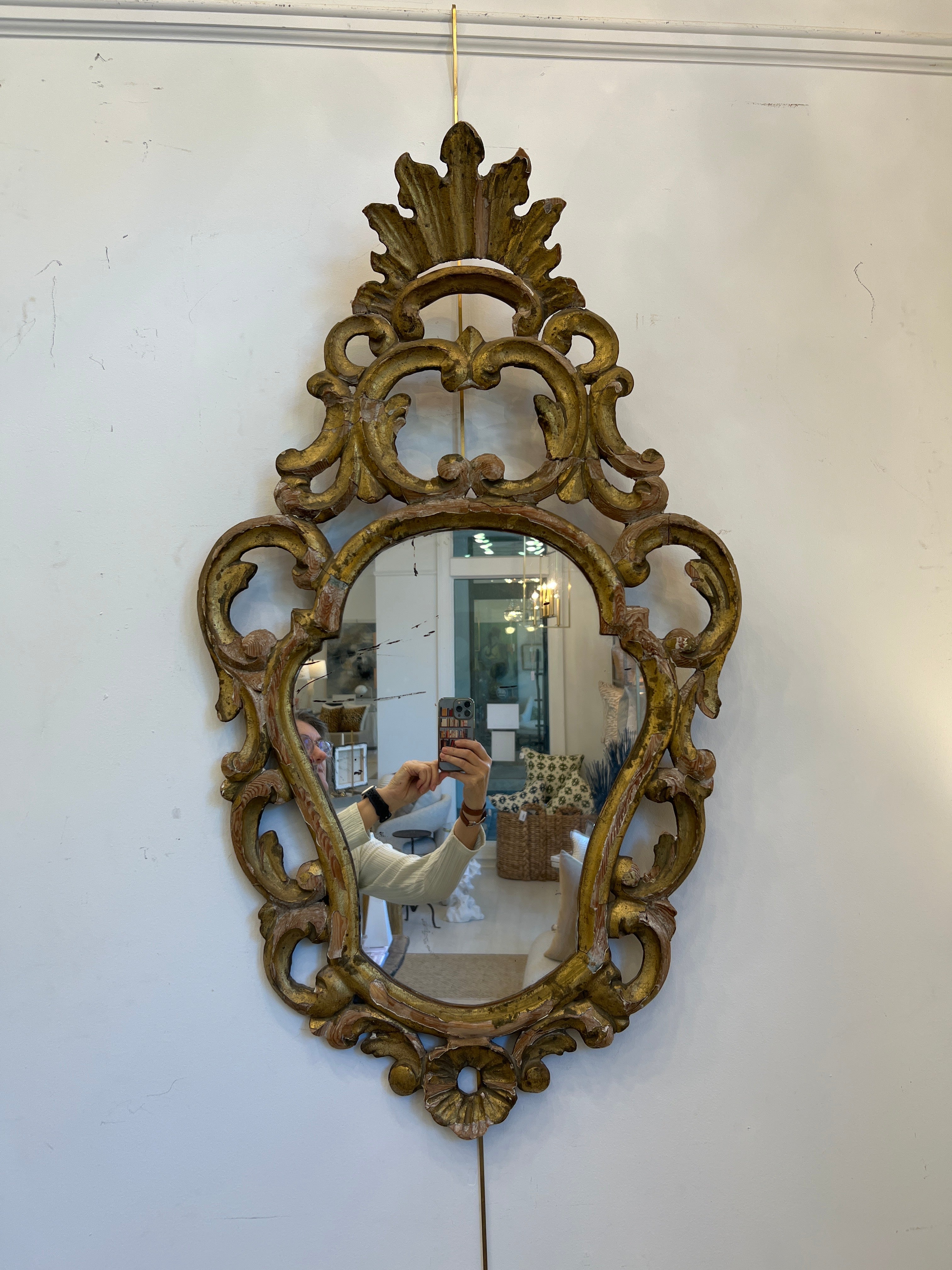 Ornate Gold Mirror