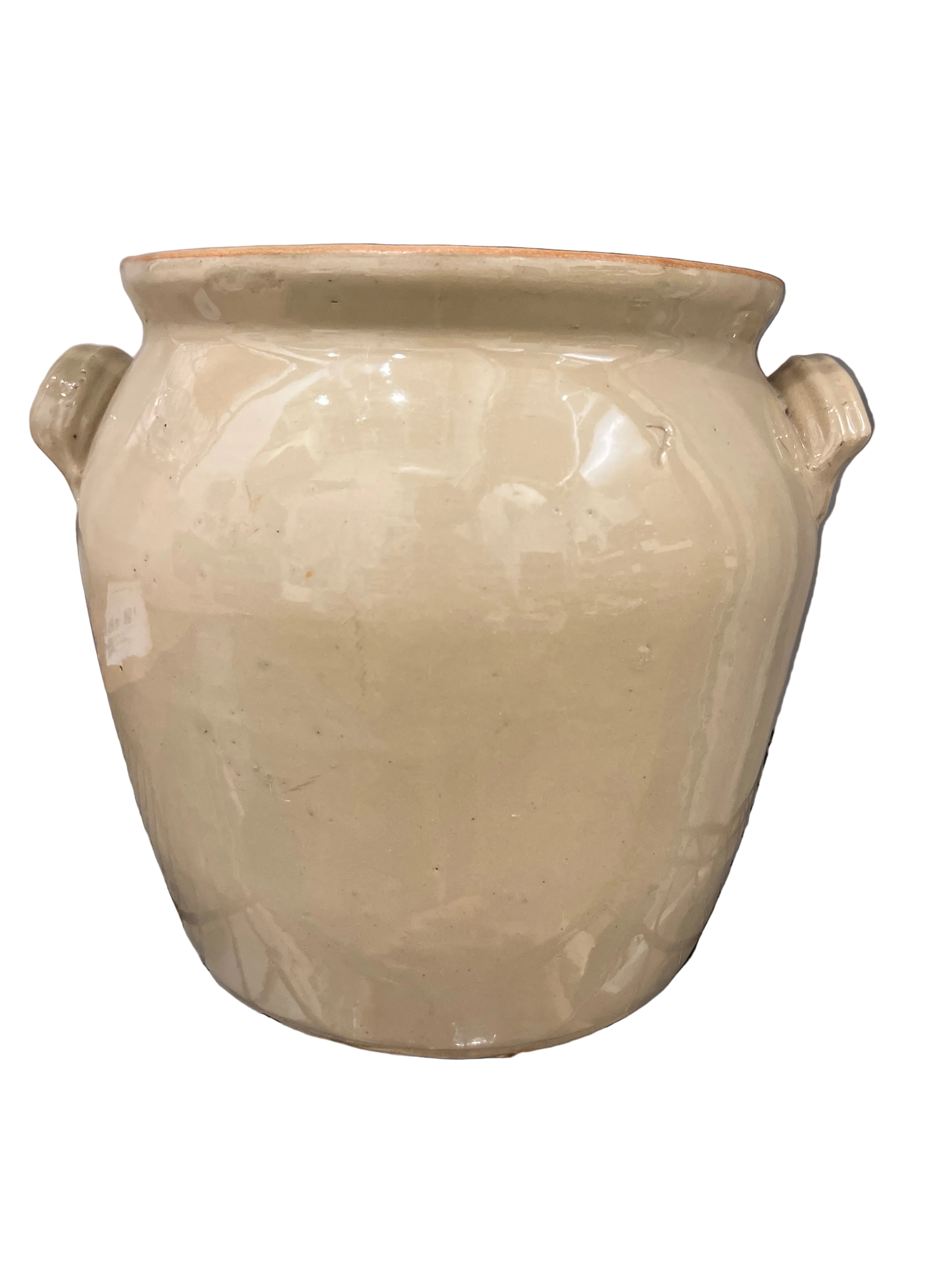 Cream & Grey Pot Large