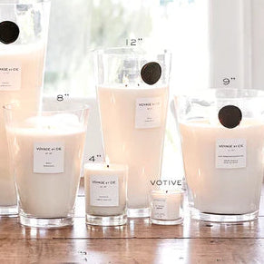 12" Geneve Creme Vanille Candle