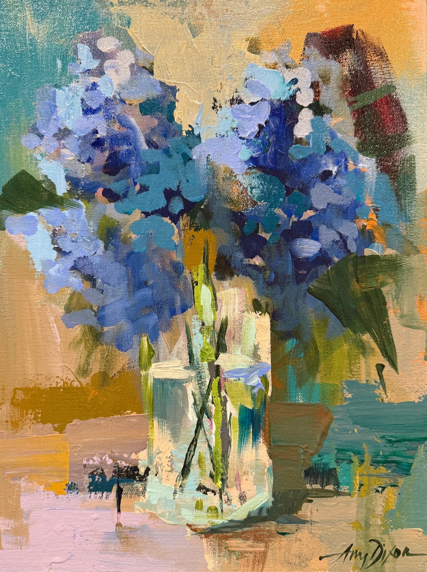 Amy Dixon - Cape Cod Blue No. 2 (16 x 12)