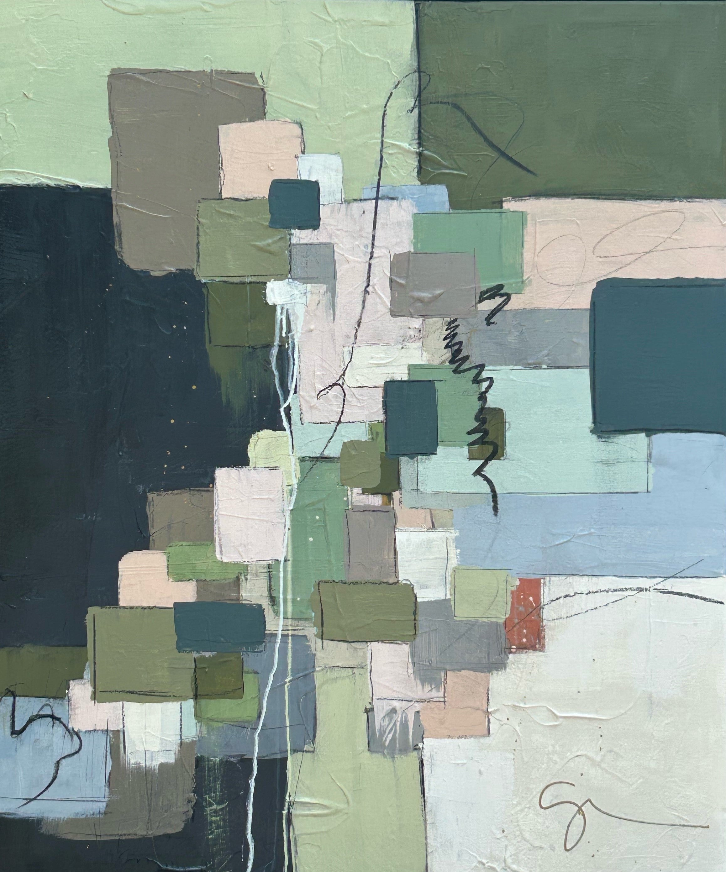 Sally Threlkeld - Connections (36 x 30)