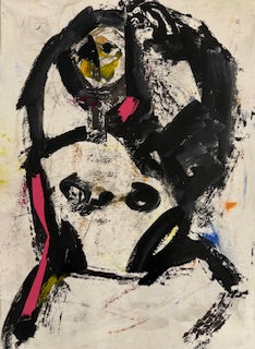 Anne Darby Parker - Contour with Pink and Blue (15 x 11)