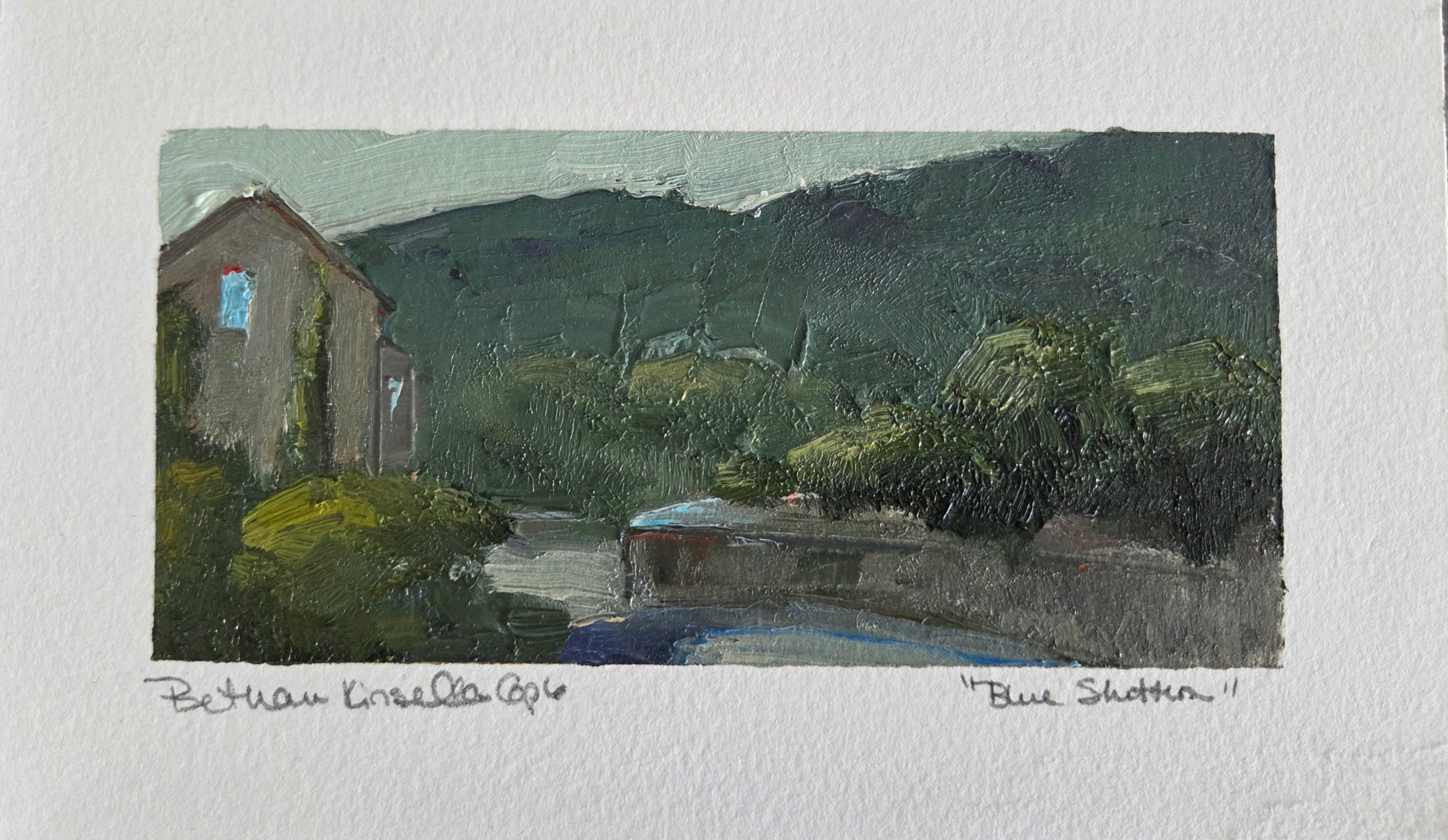 Bethanne Cople - Blue Shutters (5 x 8)