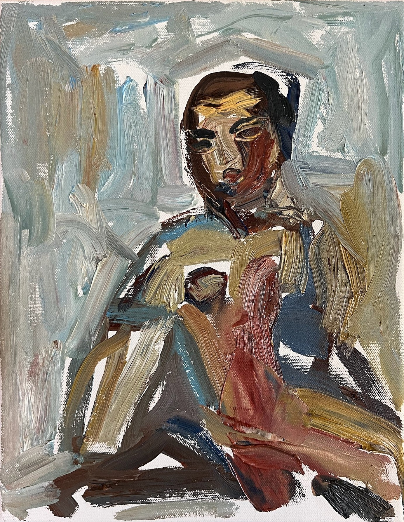 Anne Darby Parker - Creative Grounding - Inspired by Frank Auerbach (14 x 11)