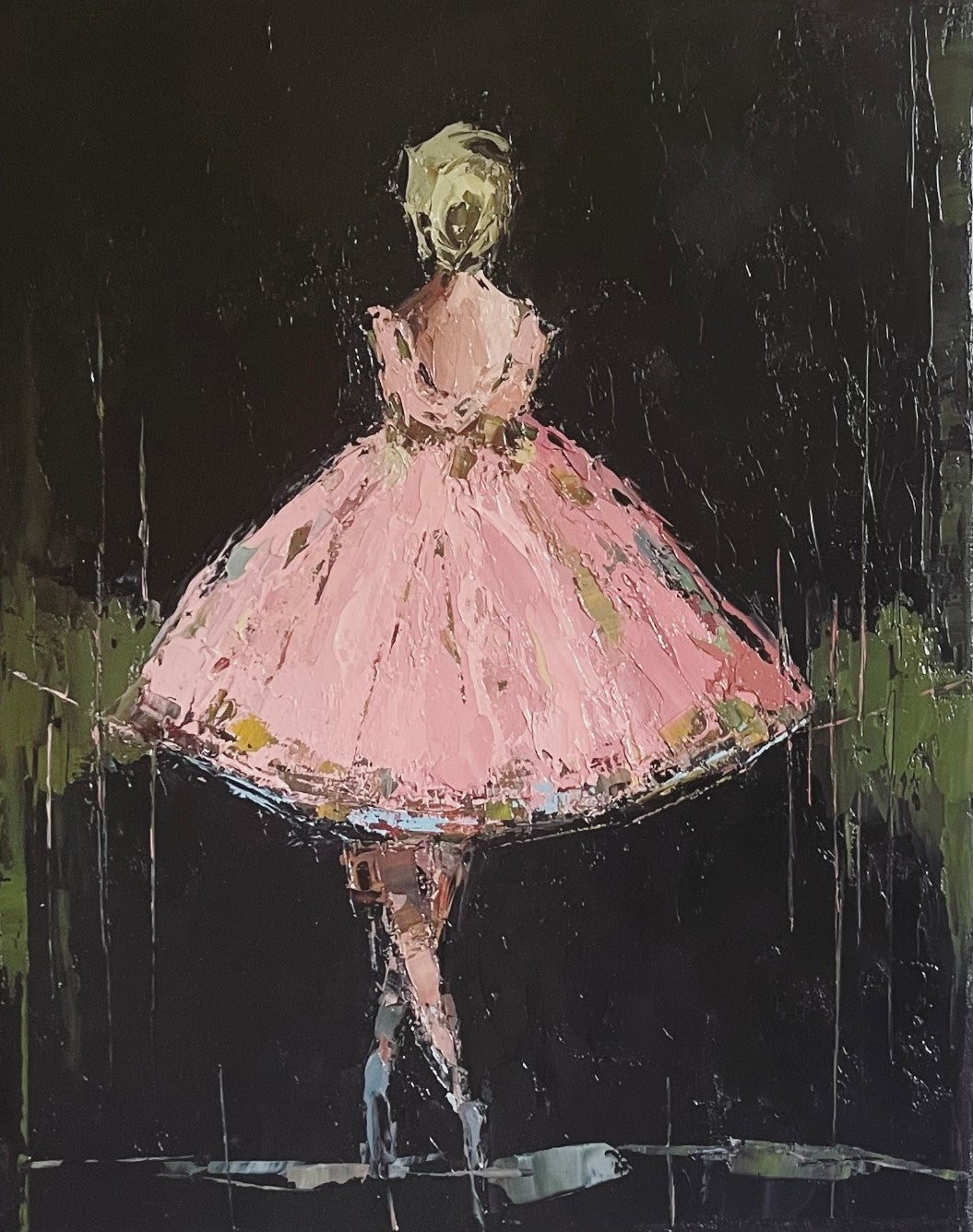 Geri Eubanks - Dancer in Pink (14 x 11)