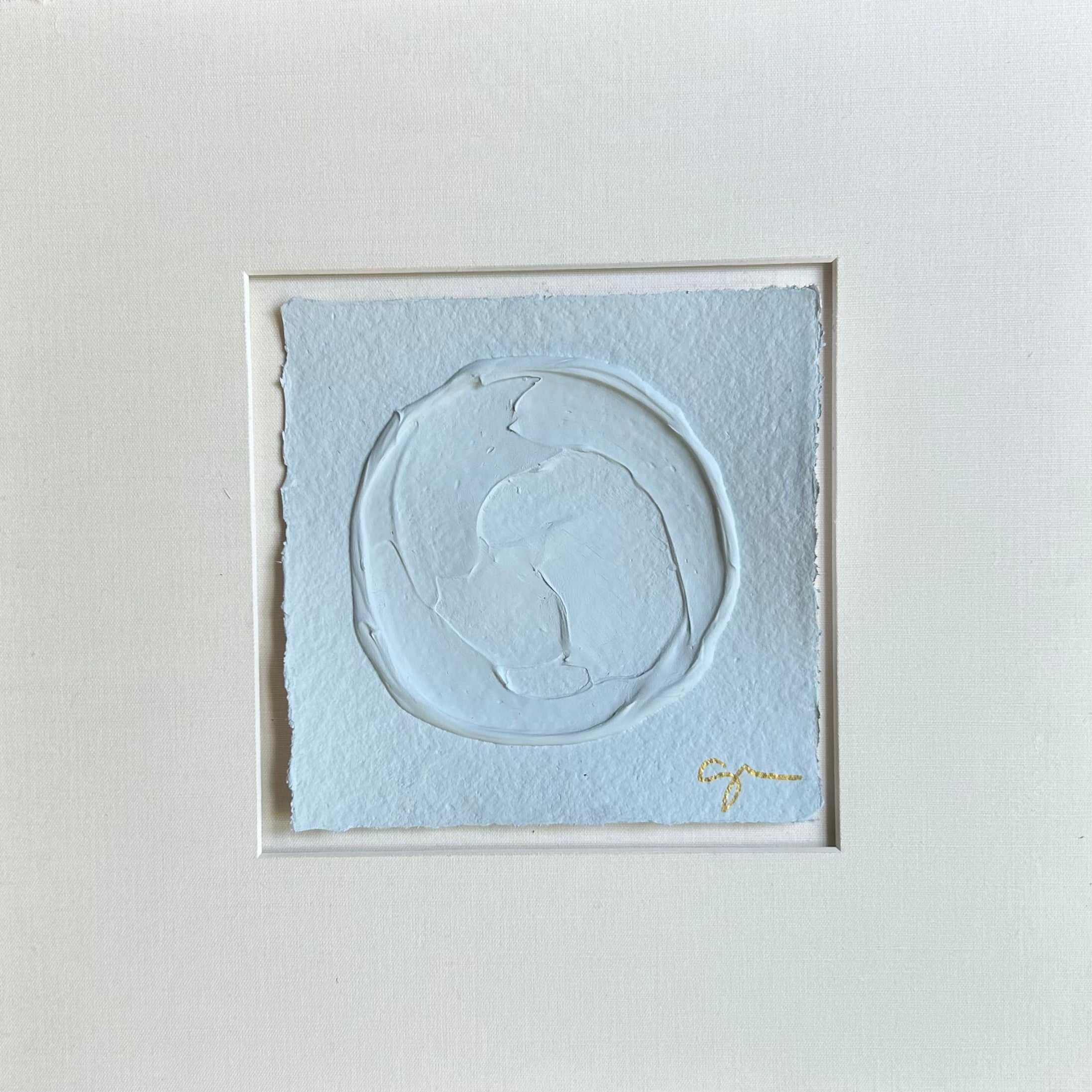 Sally Threlkeld - Delicate Blue (20 x 20)