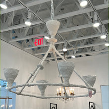 Load image into Gallery viewer, Plaster Chandelier 35x36&quot;D