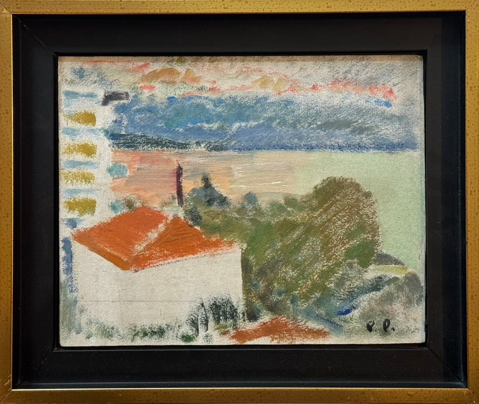 Heritage - Red Roof by Lake (10 x 12)