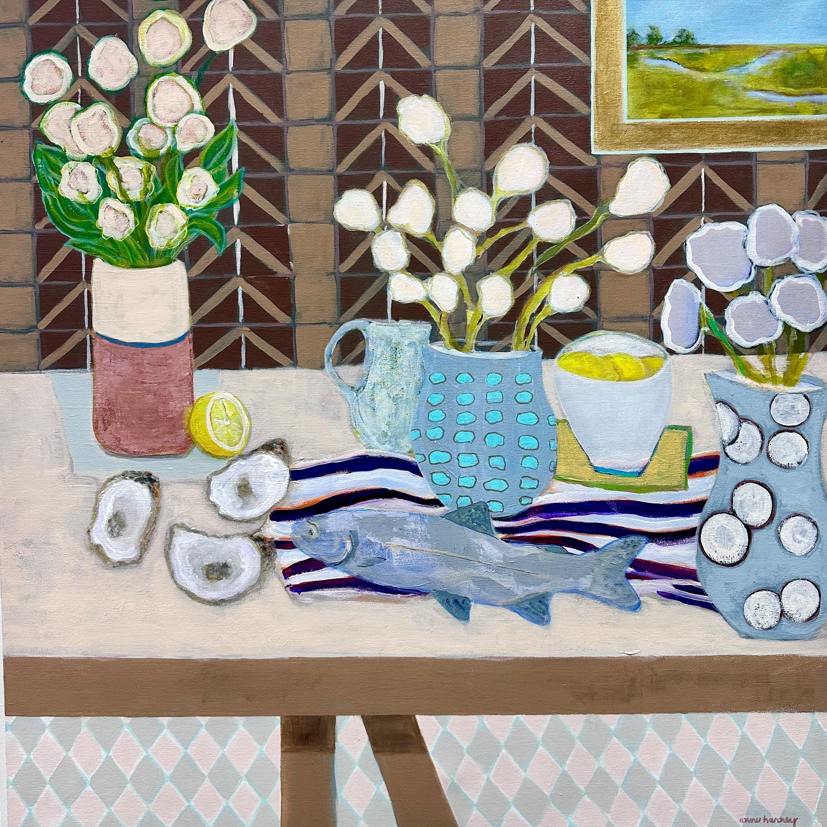 Anne Harney - Feast 2 (42 x 42)