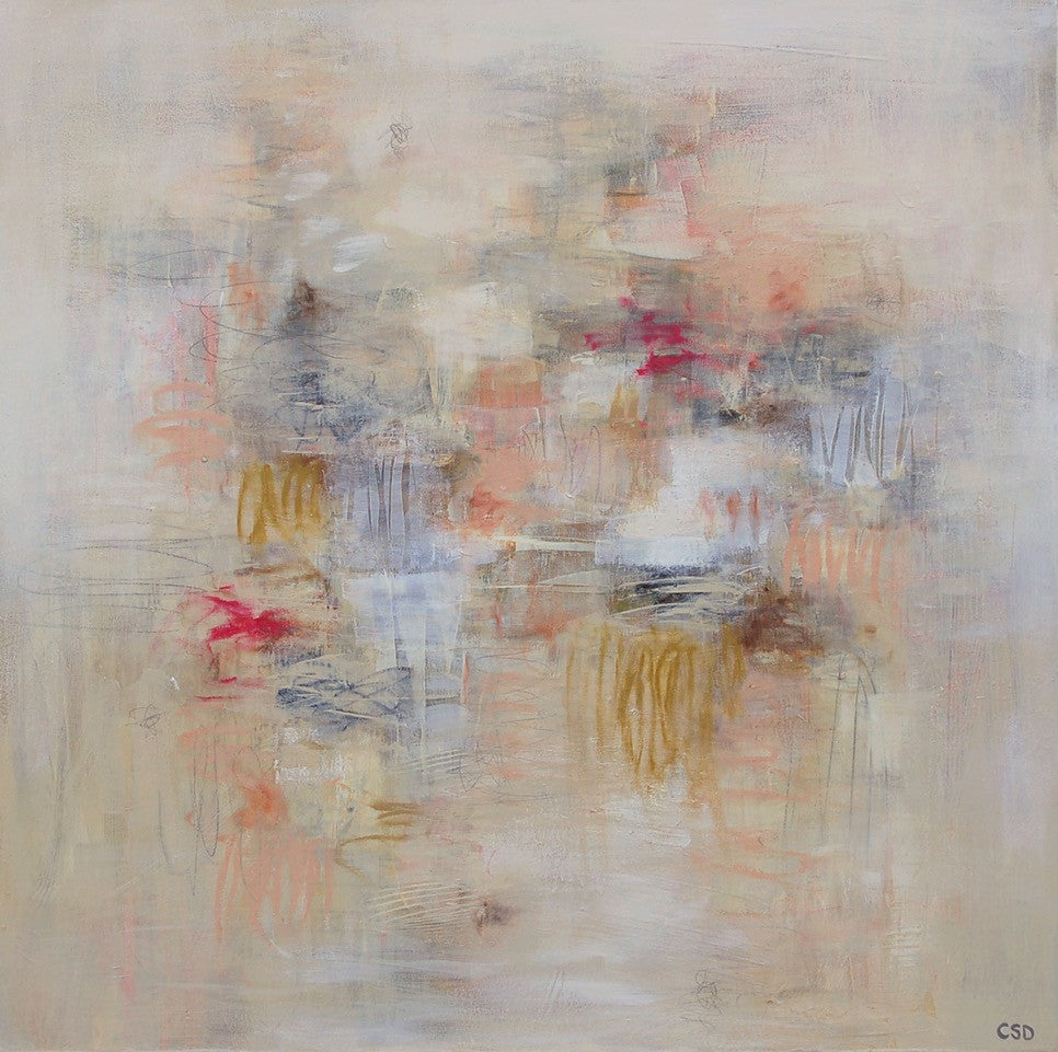 Christina Doelling - French Vanilla on a Waffle Cone (36 x 36)