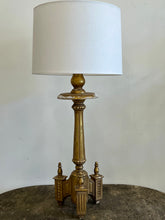 Load image into Gallery viewer, Antique Altar Lamp 36&quot;H