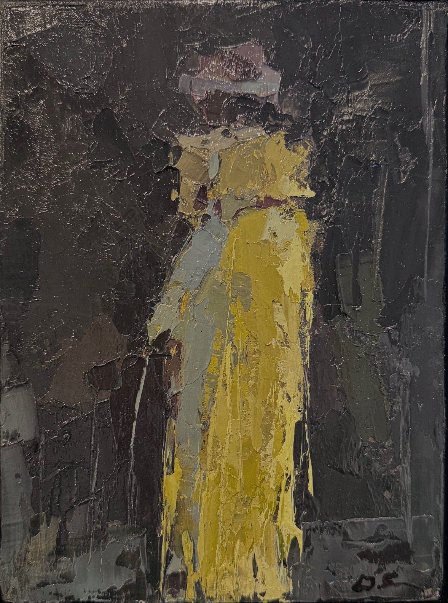 Geri Eubanks - Madame in Yellow (8 x 6)