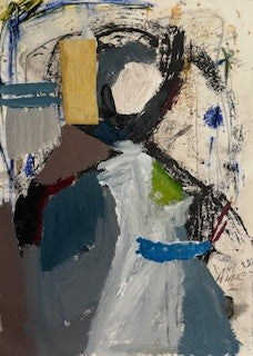 Anne Darby Parker - Gesture Study with Yellow - (15 x 11)