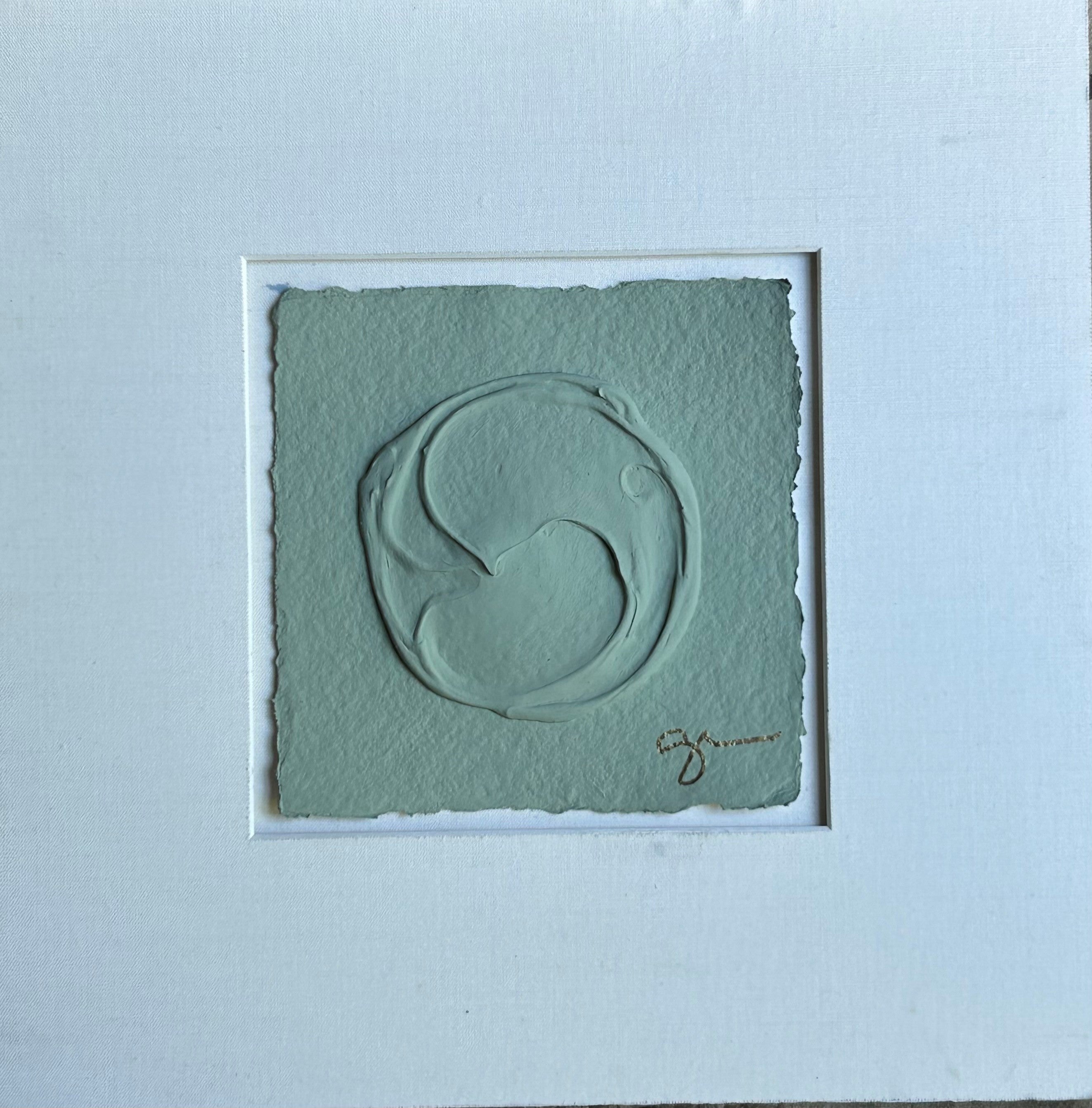 Sally Threlkeld - Green #2 (20 x 20)