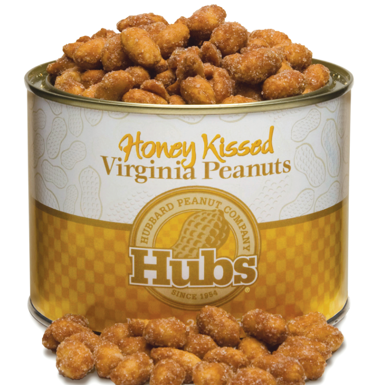 Hubs Honey Kissed Peanuts 12 oz.