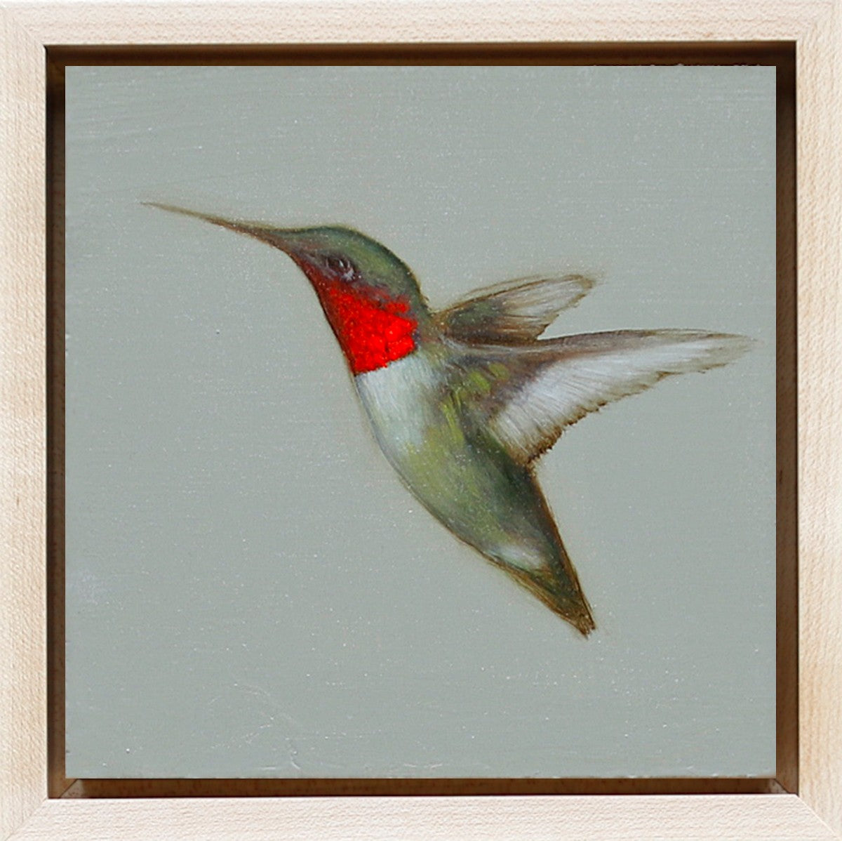 Jessica Pisano - Hummingbird in Flight I (7 x 7)