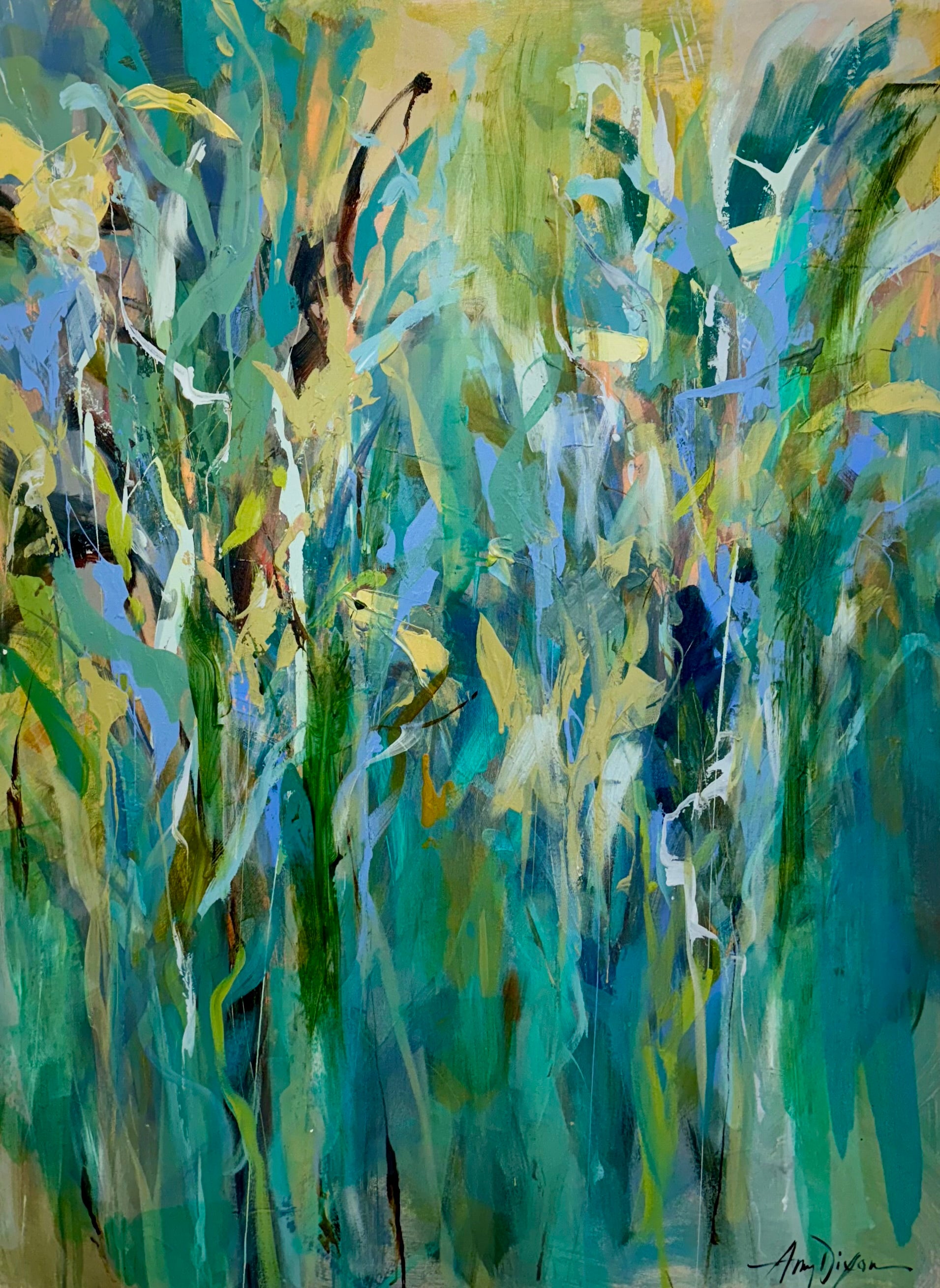 Amy Dixon - Breeze of Blue (48 x 36)