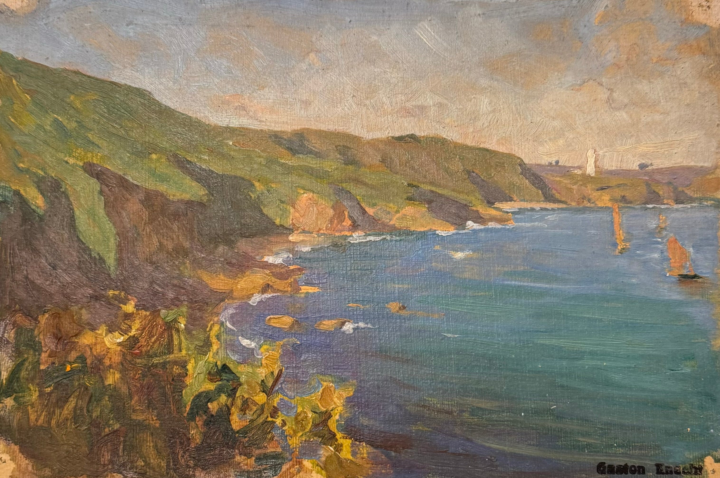 Heritage - View of the Sea by Gaston Knecht (6 x 9.5)