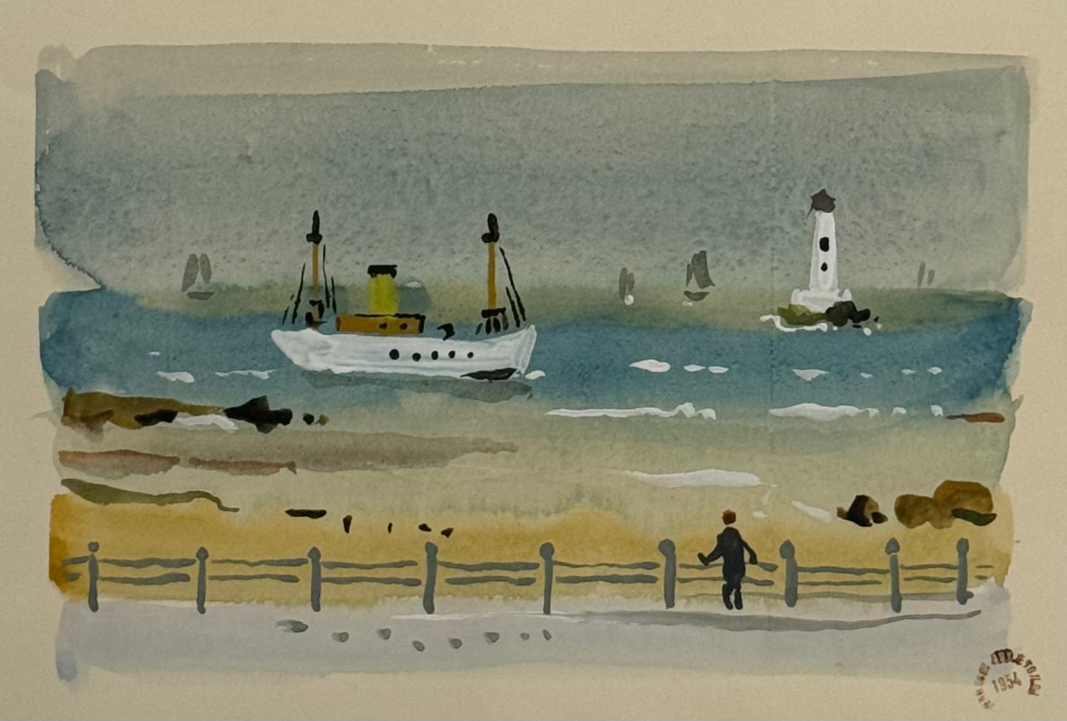 Heritage - Le Phare by Claude Schurr (9.5 x 12.5)