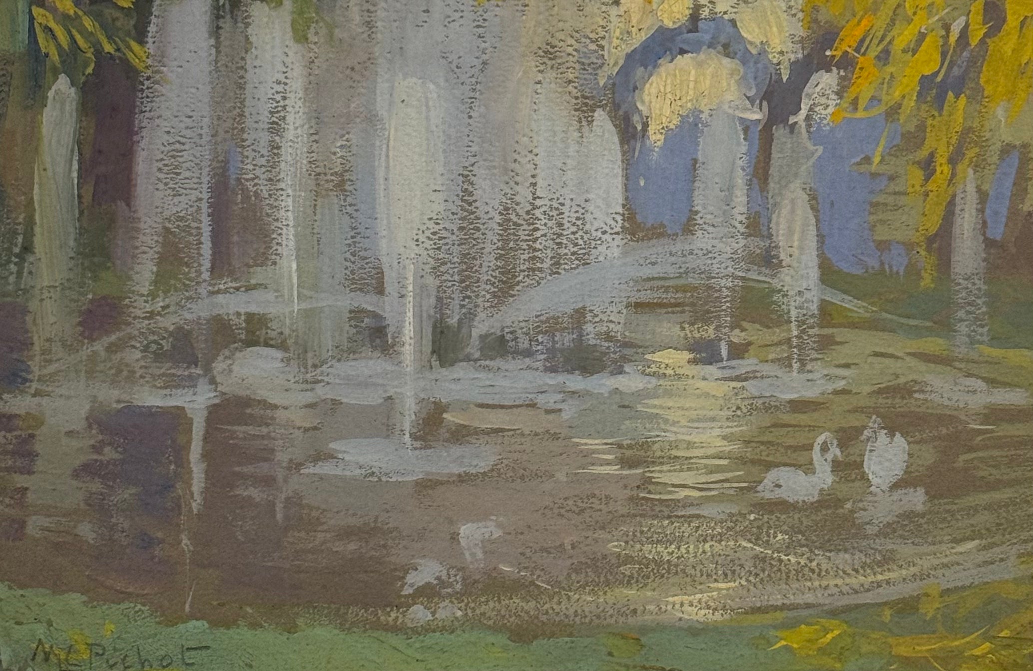 Heritage - Le Lac au Cygnes by Marie Louise Pichot (6 x 9)