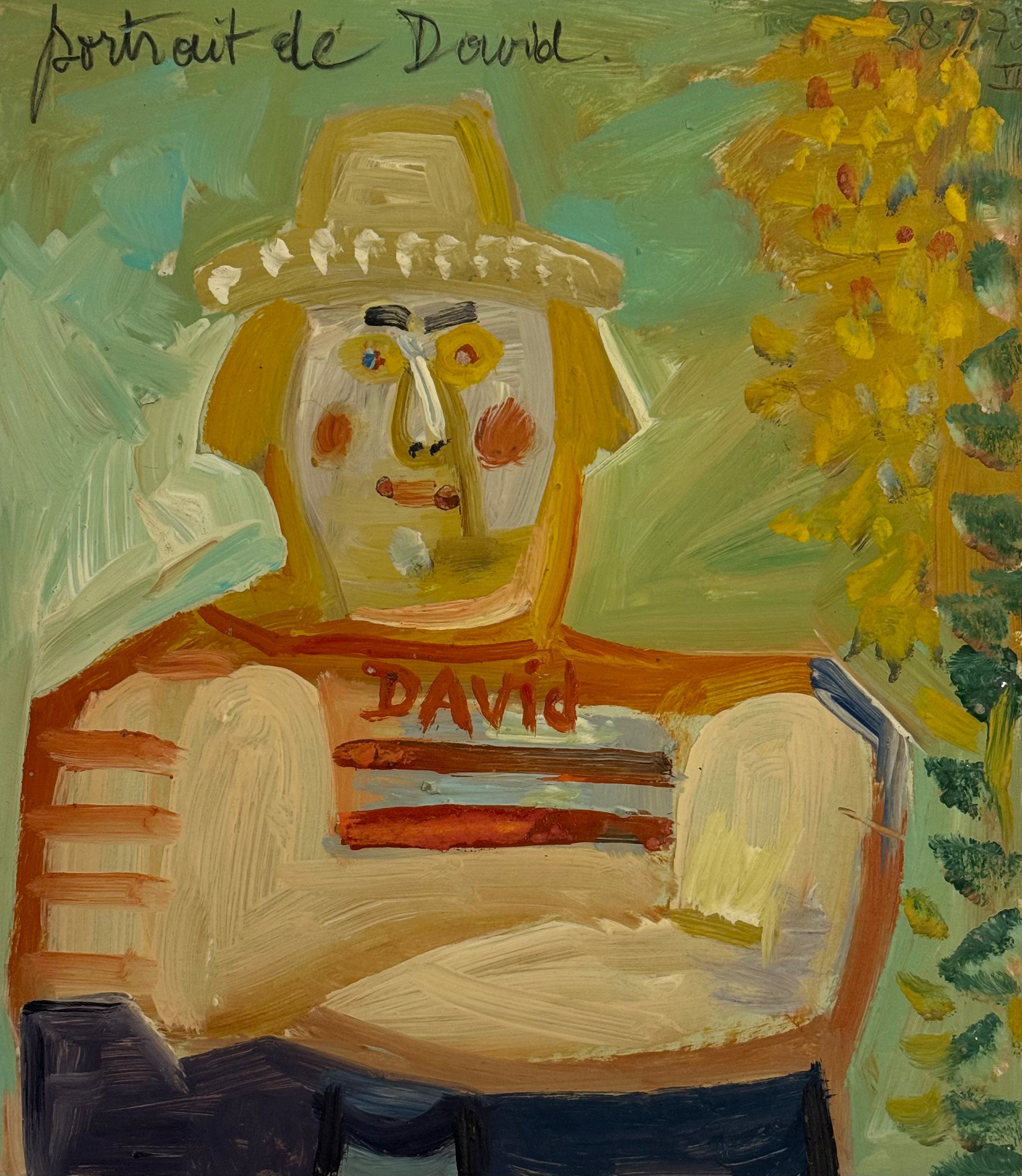 Heritage - Portrait of David by Raymond Debieve (14 x 12)