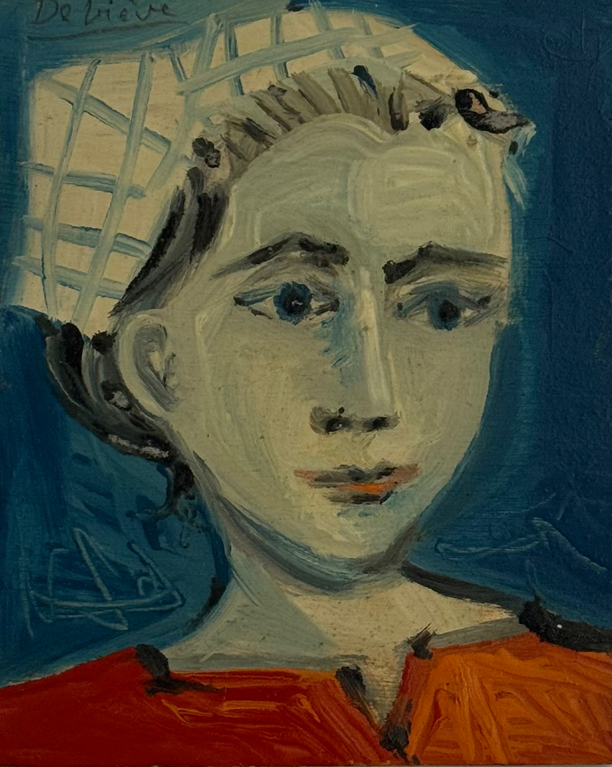 Heritage - La Fille Aux Yeux Bleus by Raymond Debieve (6 x 4.95)