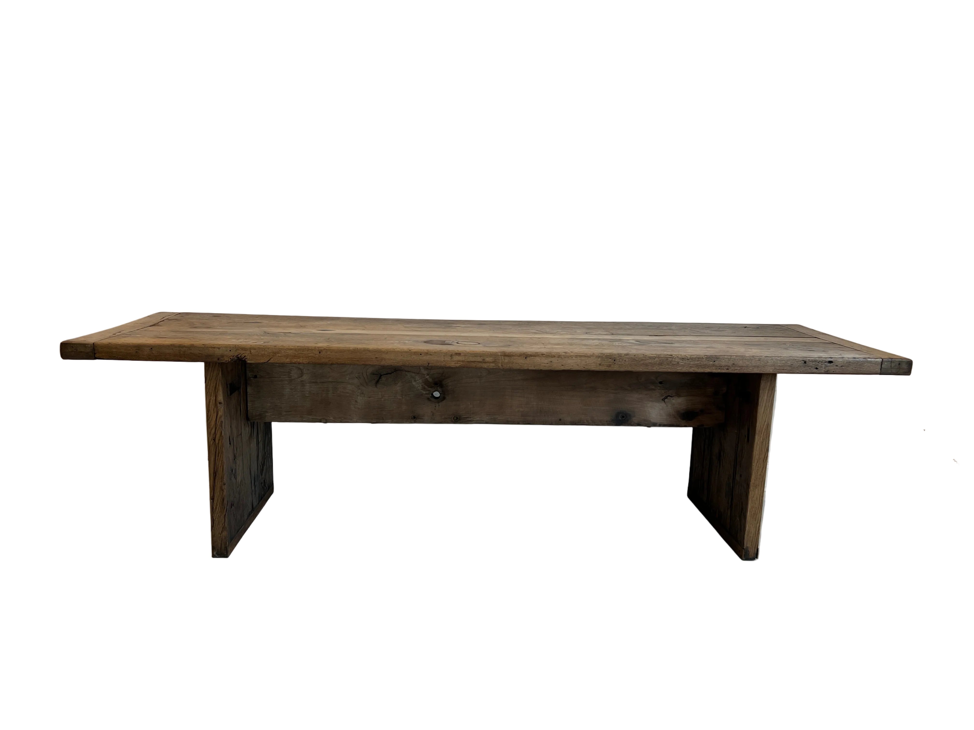 19th C French Oak Dining Table