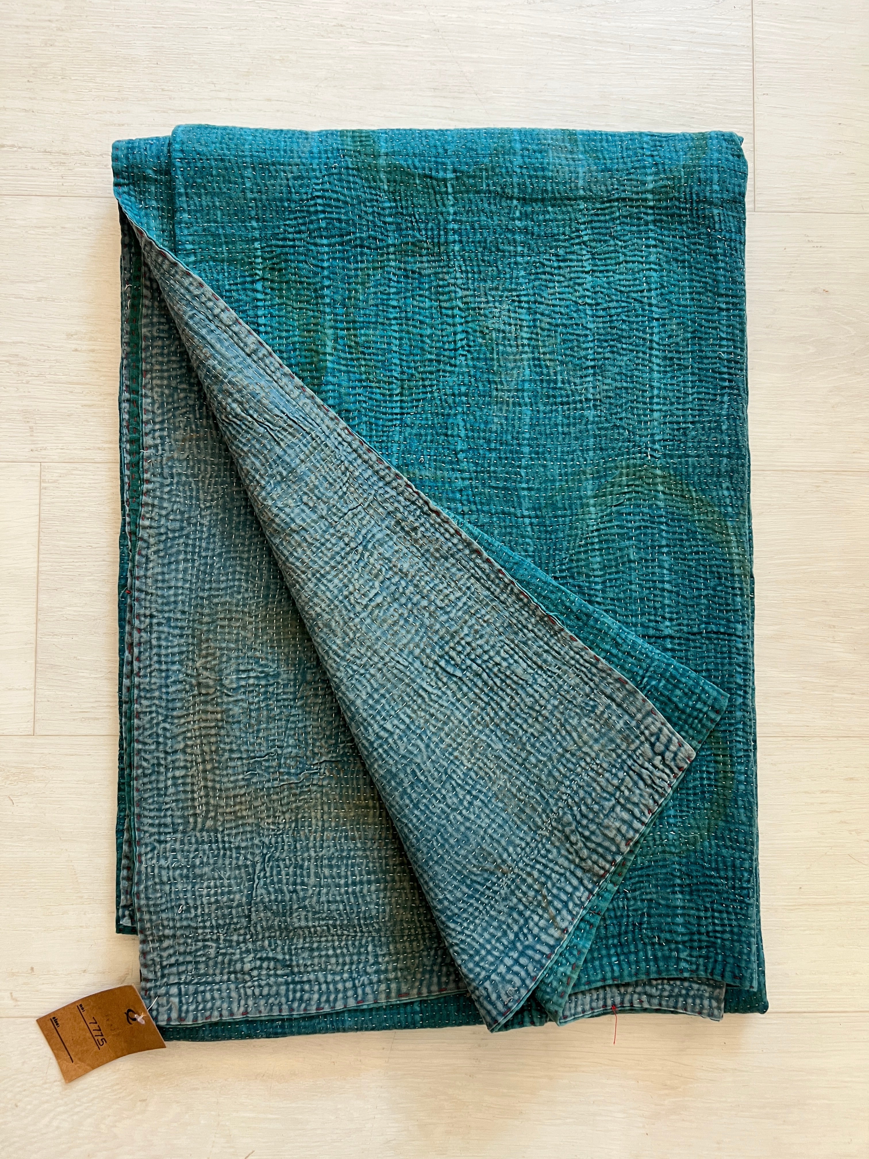 Vintage Turquoise Throw