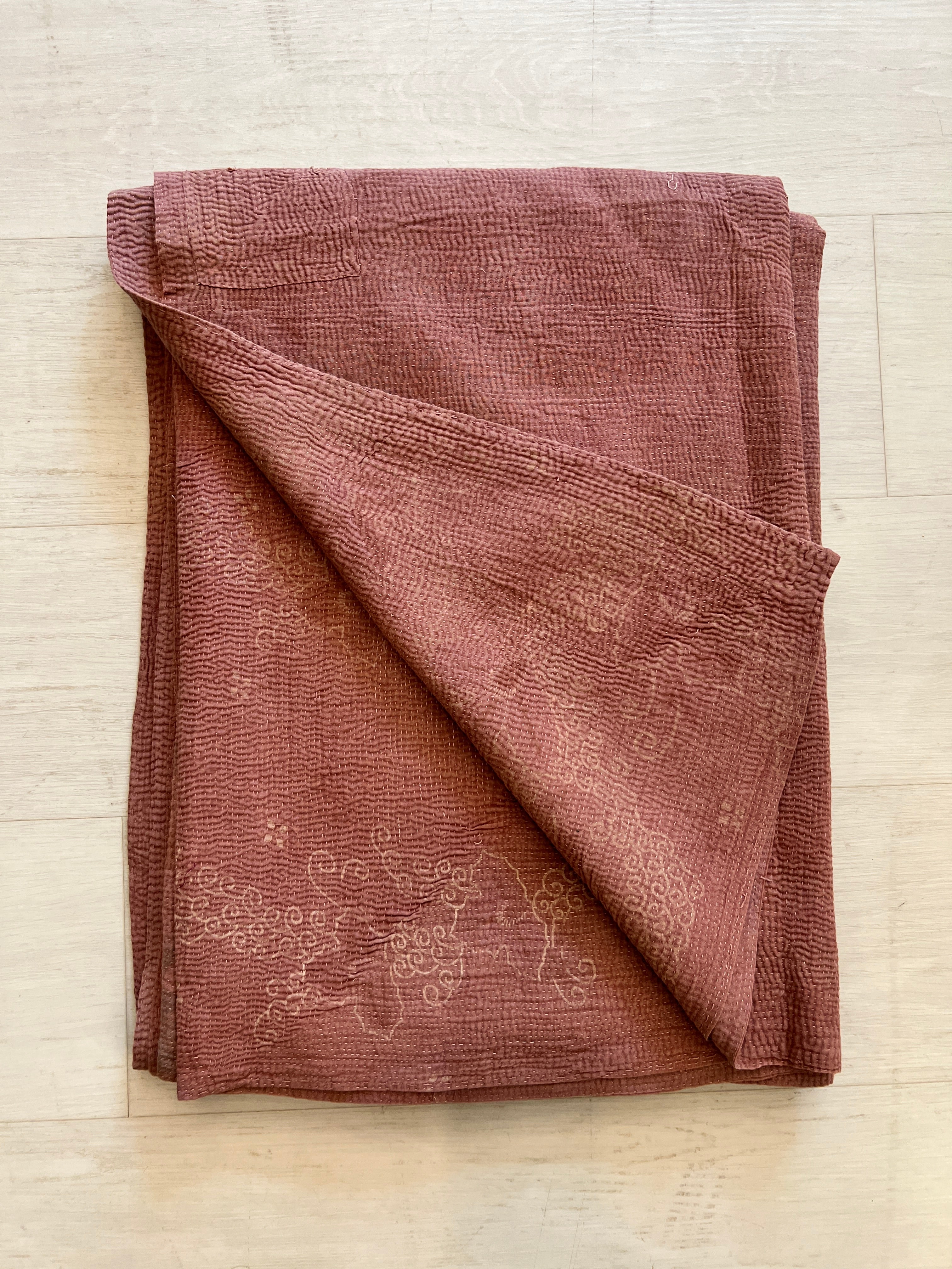 Vintage  Rose Throw